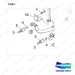 DS20133554 PIPE,STEERING;GROUP,GC35S-9 - parts diagram, item 1 shown - genuine Doosan / Bobcat forklift part