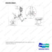 DS2013661 ARRANGEMENT,CHANGEOVER;AUTO TILT LEVELIN - full parts diagram, item 9 marked - genuine Doosan / Bobcat forklift part