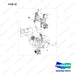 DS2017117 Lines Gp-Fingertip-3 Way - full parts diagram, item 32 marked - genuine Doosan / Bobcat forklift part