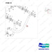 DS2018715 MAIN PUMP GROUP - parts diagram, item 15 shown - genuine Doosan / Bobcat forklift part