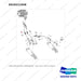 DS20211058 LINE GROUP;MAST OPERATION - full parts diagram, item 18 marked - genuine Doosan / Bobcat forklift part