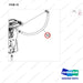 DS2021425 MO LINE GP_LINE;FINGERTIP D40S-9 T5 55KW - parts diagram, item 10 shown - genuine Doosan / Bobcat forklift part