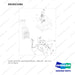 DS2021584 CH/OV AUTOTILT LEVELING;MANUAL, LINES GP - full parts diagram, item 6 marked - genuine Doosan / Bobcat forklift part