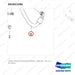 DS2021584 CH/OV AUTOTILT LEVELING;MANUAL, LINES GP - parts diagram, item 6 shown - genuine Doosan / Bobcat forklift part