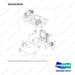 DS2022059 RADIATOR GROUP;COOLING - full parts diagram, item 4 marked - genuine Doosan / Bobcat forklift part