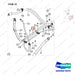 DS2022062 PIPE,HYDRAULIC;GROUP,GC45S-9 - parts diagram, item 10 shown - genuine Doosan / Bobcat forklift part