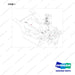 DS2022063 MAST OPERATING LINE;SUB - full parts diagram, item 1 marked - genuine Doosan / Bobcat forklift part