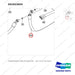 DS2023655 TRANSMISSION GROUP;D20/25/30 - parts diagram, item 44 shown - genuine Doosan / Bobcat forklift part