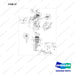 DS2028017 Pilot Valve-5 Spool STD-Shoe Type Brake - full parts diagram, item 27 marked - genuine Doosan / Bobcat forklift part
