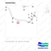 DS2037041 Lines Gp-Cooling , Fuel - parts diagram, item 22 shown - genuine Doosan / Bobcat forklift part