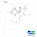 DS2037043 HOSE GROUP,HYDRAULIC;M/O - full parts diagram, item 7 marked - genuine Doosan / Bobcat forklift part