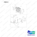 DS2037047 HEATER;INHOUSE ASSY - full parts diagram, item 12 marked - genuine Doosan / Bobcat forklift part