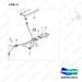 DS20531351 CH/OV AR;REMOTE GREASE FRONT, DV180S - parts diagram, item 13 shown - genuine Doosan / Bobcat forklift part