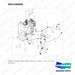 DS2146069 MOUNT GROUP;UREA TANK, DV250S-7,TIER-4 - full parts diagram, item 4 marked - genuine Doosan / Bobcat forklift part