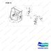 DS2155019 AIR GUN;CABIN - full parts diagram, item 12 marked - genuine Doosan / Bobcat forklift part
