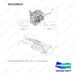 DS2228015 LINE GROUP;HEATER;TIER-4 - full parts diagram, item 1 marked - genuine Doosan / Bobcat forklift part