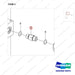 DS2231027 ACCUMULATOR - parts diagram, item 3 shown - genuine Doosan / Bobcat forklift part