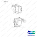 DS2307037 RADIATOR GROUP;SUB - full parts diagram, item 3 marked - genuine Doosan / Bobcat forklift part