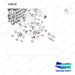 DS2361018 VALVE,MAIN CONTROL;3SPOOL,MAST HEIGHT SA - parts diagram, item 20 shown - genuine Doosan / Bobcat forklift part