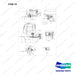 DS2401003 CHANGE OVER ARR.-HEATER(DELUXE) - full parts diagram, item 19 marked - genuine Doosan / Bobcat forklift part
