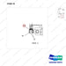 DS2401003 CHANGE OVER ARR.-HEATER(DELUXE) - parts diagram, item 19 shown - genuine Doosan / Bobcat forklift part