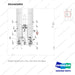 DS2445003 MOUNT GROUP;LIFT & TILT - parts diagram, item 56 shown - genuine Doosan / Bobcat forklift part