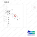 FJ4B-23 FORKLIFT JACK 8800 LB - EXPLODED VIEW - parts diagram, item 23 shown - genuine Doosan / Bobcat forklift part
