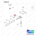 FJ7B-05BC FORKLIFT JACK 8800 LB - EXPLODED VIEW - parts diagram, item 05 shown - genuine Doosan / Bobcat forklift part