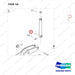 FJ7B-10 FORKLIFT JACK 8800 LB - EXPLODED VIEW - parts diagram, item 10 shown - genuine Doosan / Bobcat forklift part