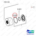 K9004337 COUPLING ASSY - parts diagram, item 3-022 shown - genuine Doosan / Bobcat forklift part