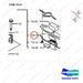 K9005939 Cylinder Head & Bonnet Gp - parts diagram, item 19-01 shown - genuine Doosan / Bobcat forklift part