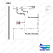 K911435-01 LINES GP-SEC.3-WAY RH STD CL3 - parts diagram, item 2 shown - genuine Doosan / Bobcat forklift part