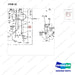 K920578 MOUNTING GP-LIFT & TILT-FFL - parts diagram, item 32 shown - genuine Doosan / Bobcat forklift part