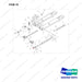 NB19-00029 CHASSIS (540X800/915/1000/1150/1220) - full parts diagram, item 18 marked - genuine Doosan / Bobcat forklift part