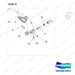 NB19-00029 CHASSIS (540X800/915/1000/1150/1220) - parts diagram, item 18 shown - genuine Doosan / Bobcat forklift part