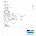NB19-00073 DRIVING UNIT - parts diagram, item 4 shown - genuine Doosan / Bobcat forklift part