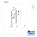 NB19-00079 CHASSIS (SIDEWAYS)(BPM20N) - parts diagram, item 32 shown - genuine Doosan / Bobcat forklift part