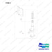 NB19-00299 CYLINDER (F/S) - full parts diagram, item 9 marked - genuine Doosan / Bobcat forklift part
