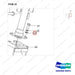 NB19-00323 STEERING MECHANISM AND INSTALLATION - parts diagram, item 23 shown - genuine Doosan / Bobcat forklift part