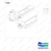 NB19-01160 FORK CARRIAGE (BSL16) - parts diagram, item 1 shown - genuine Doosan / Bobcat forklift part