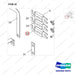 NB19-01931 Electrical Control components (EPS) - parts diagram, item 22 shown - genuine Doosan / Bobcat forklift part