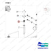 NB20-01889 STEERING AXLE AND INSTALLATION - parts diagram, item 9 shown - genuine Doosan / Bobcat forklift part