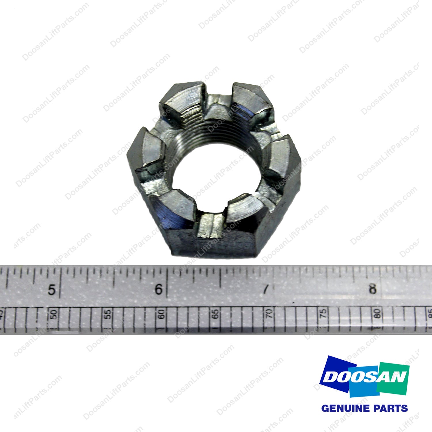 Nut,Slotted - Doosan Forklift Part NR12-00115