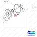 NR12-00340 Driving Wheel,Vertical Type (Mechanical Steering) - parts diagram, item 45 shown - genuine Doosan / Bobcat forklift part