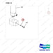 NR12-00367 Hydroulic Cylinder - parts diagram, item 13 shown - genuine Doosan / Bobcat forklift part