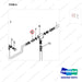 NR12-00372 Hydraumatic Line System - parts diagram, item 6 shown - genuine Doosan / Bobcat forklift part