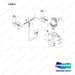 NR12-00372 Hydraumatic Line System - full parts diagram, item 6 marked - genuine Doosan / Bobcat forklift part