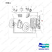 NR12-00385 Electric System - full parts diagram, item 4 marked - genuine Doosan / Bobcat forklift part