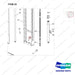 NR12-00398 Final Assembly -  Mast (Two Level) - parts diagram, item 23 shown - genuine Doosan / Bobcat forklift part