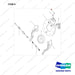 NR12-00413 Hydraulic Brake - full parts diagram, item 9 marked - genuine Doosan / Bobcat forklift part